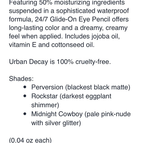 ONE LEFT! Urban decay trio eye liner pack - Picture 4 of 4